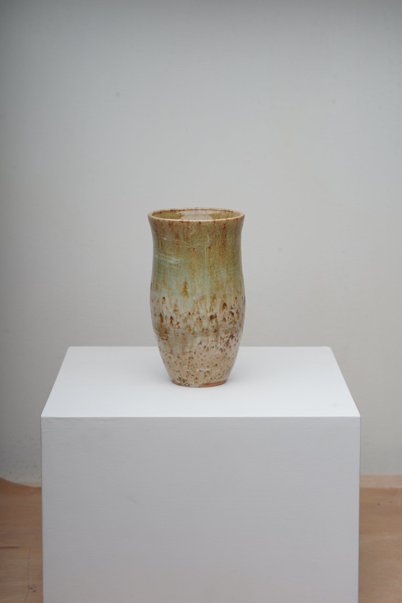 Speckled Green Vase