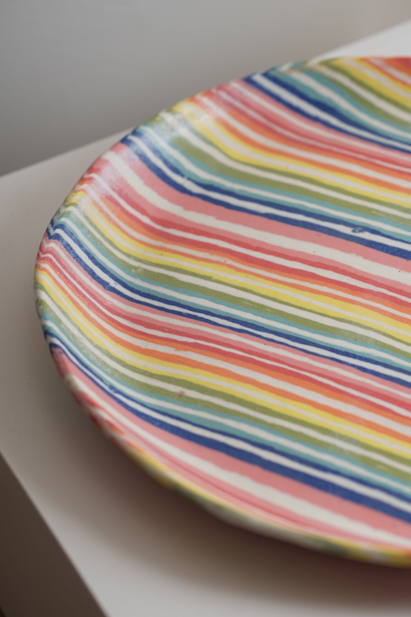 Rainbow Cake Plate