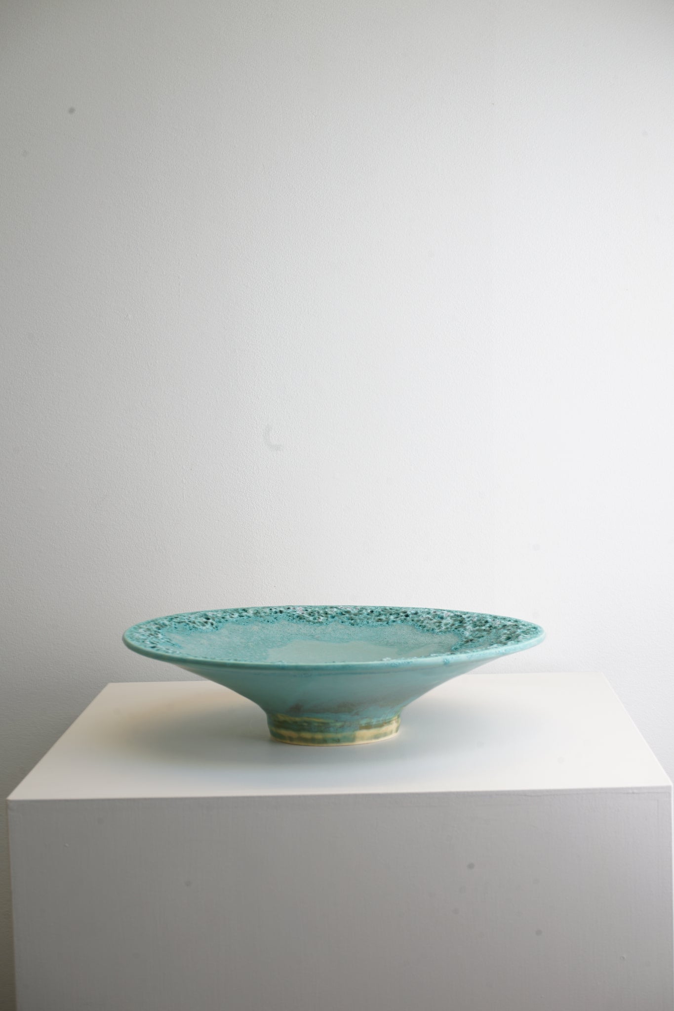 Flat Bowl - Volcanic Glaze