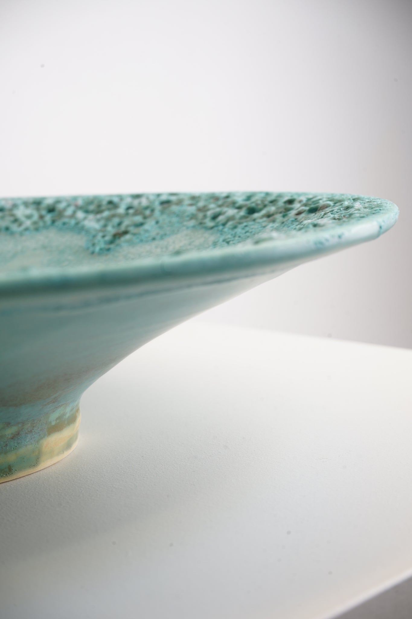 Flat Bowl - Volcanic Glaze