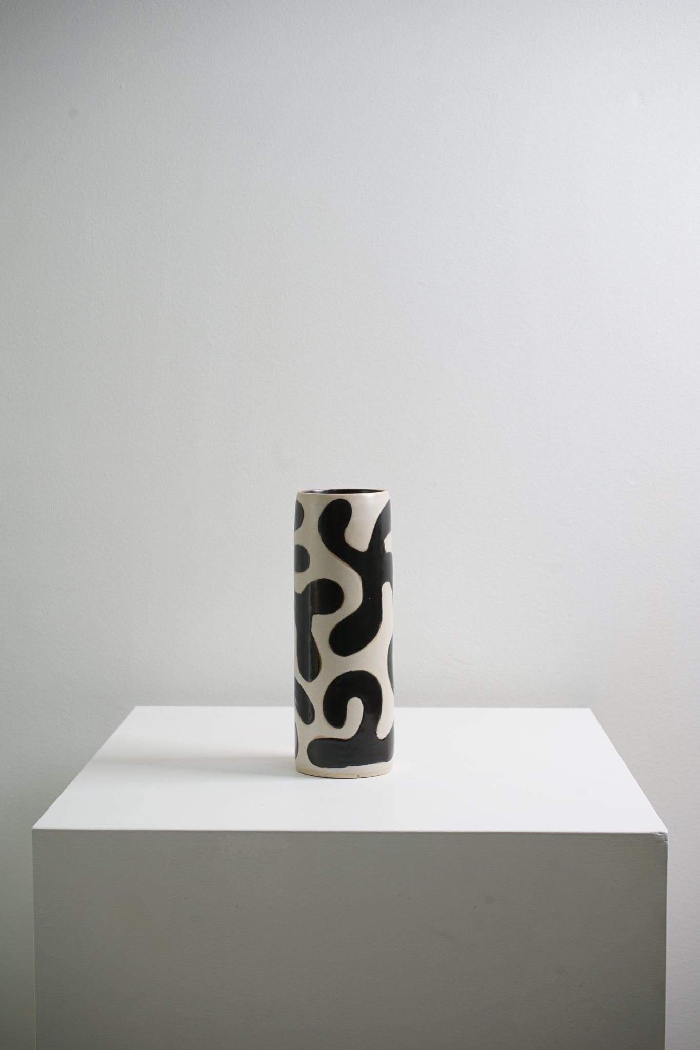 Matisse Vase - Tall, Grey & Black