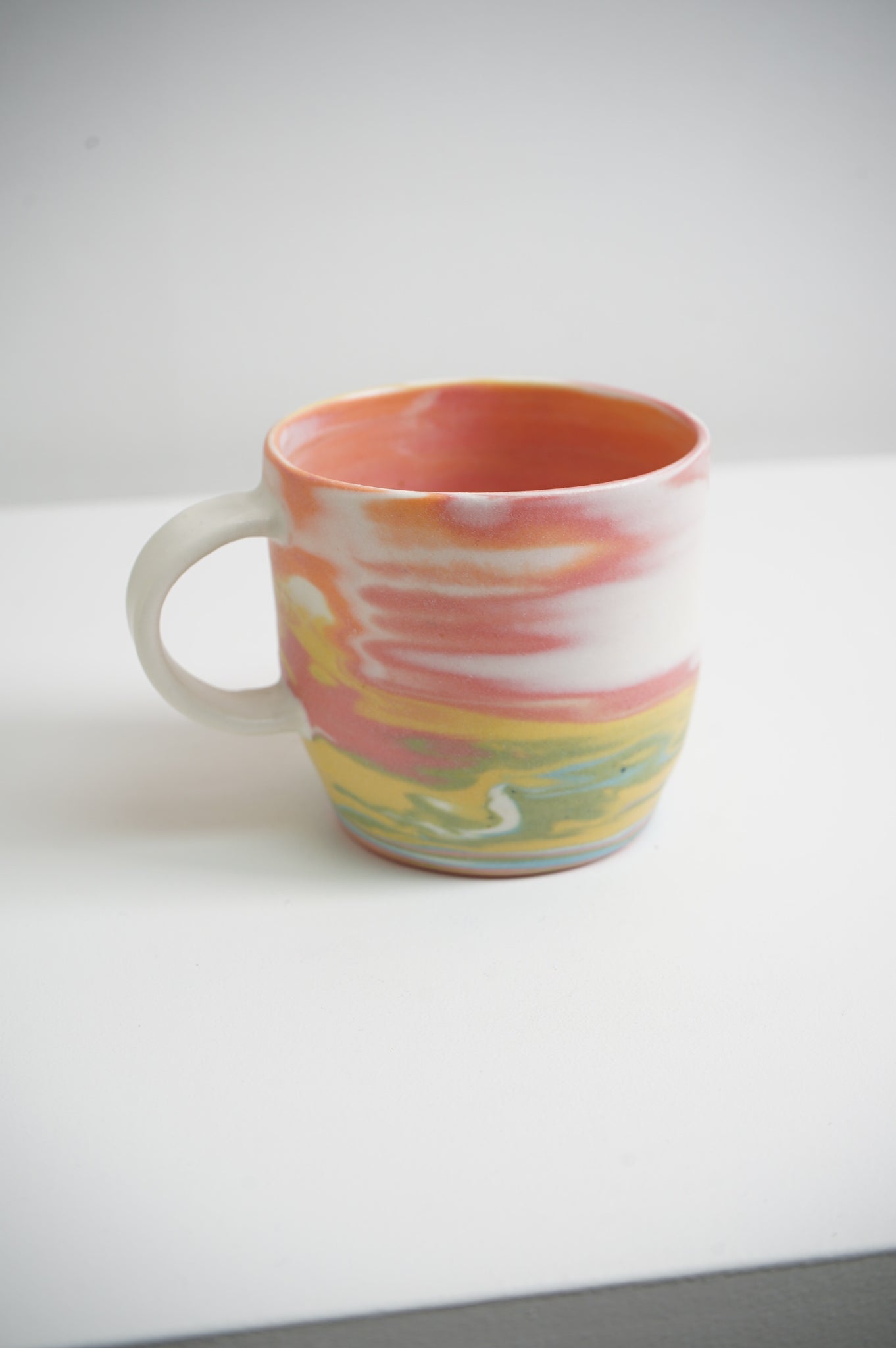 Neriage Thrown Mug - Tall