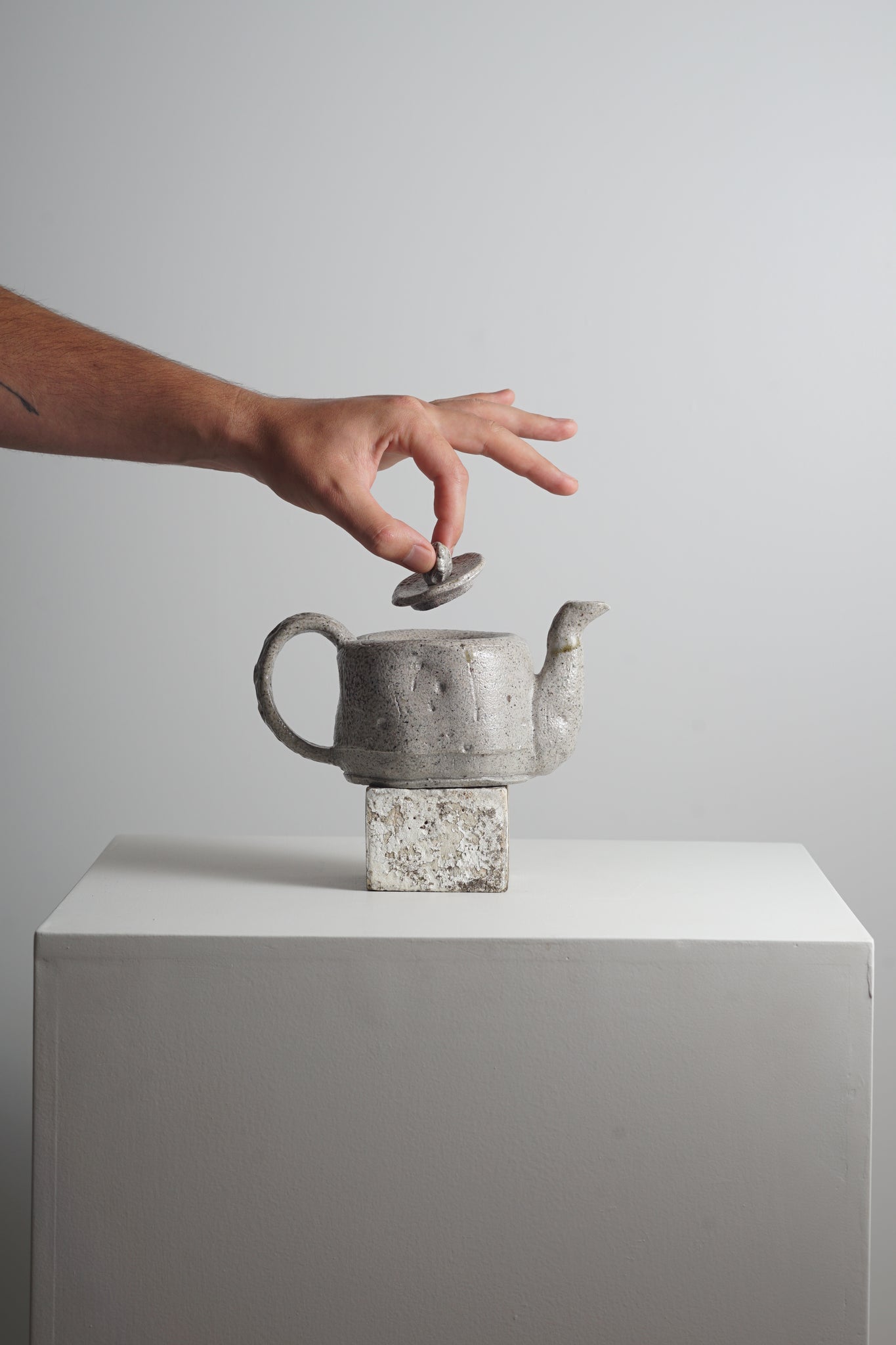 Stone Grey Teapot