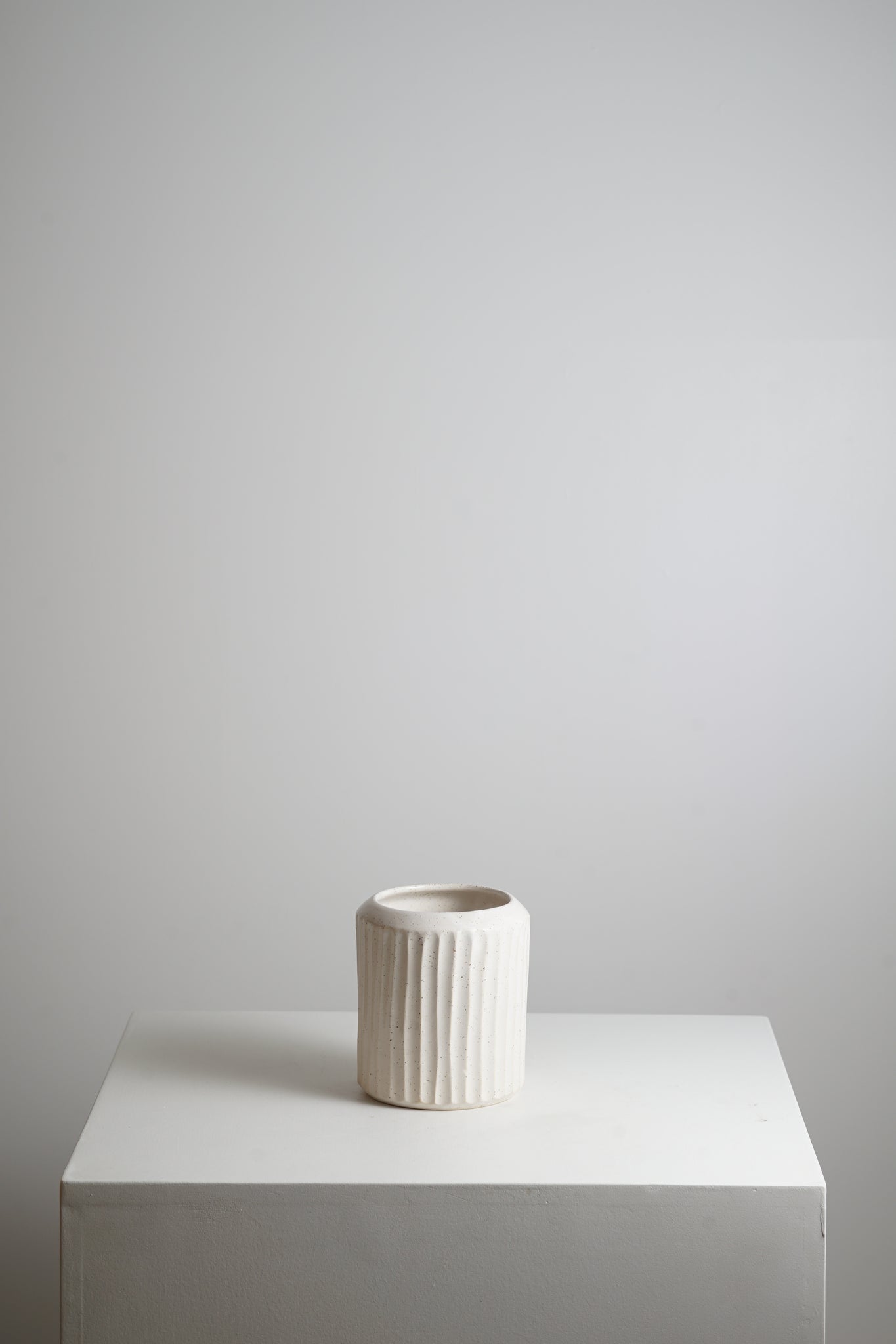 Line Facet Vase - Medium